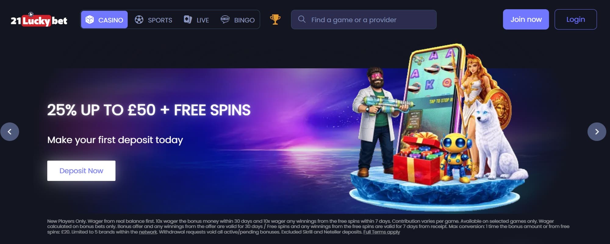 21LuckyBet New Casino in UK
