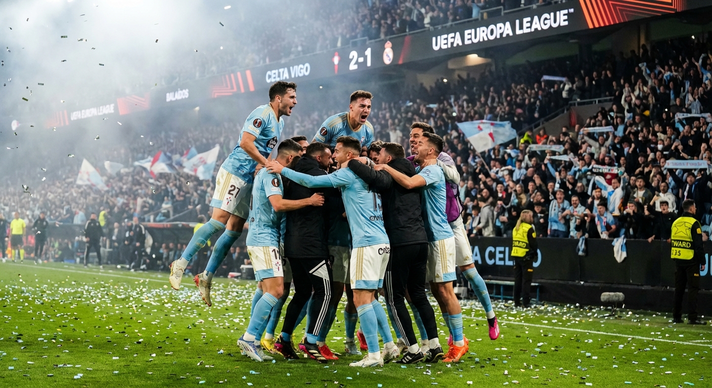 «Сельта» разгромила «Лион» в ответном матче 1/8 финала Лиги Европы и вышла в четвертьфинал